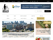 Tablet Screenshot of greenphillyblog.com
